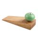 2 Pieces Pea Green Round Ceramic Wooden Door Stopper